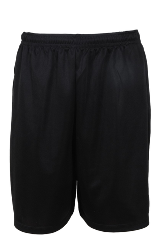 black soccer referee shorts or football referee shorts made with Cotton and Polyester material and no logos