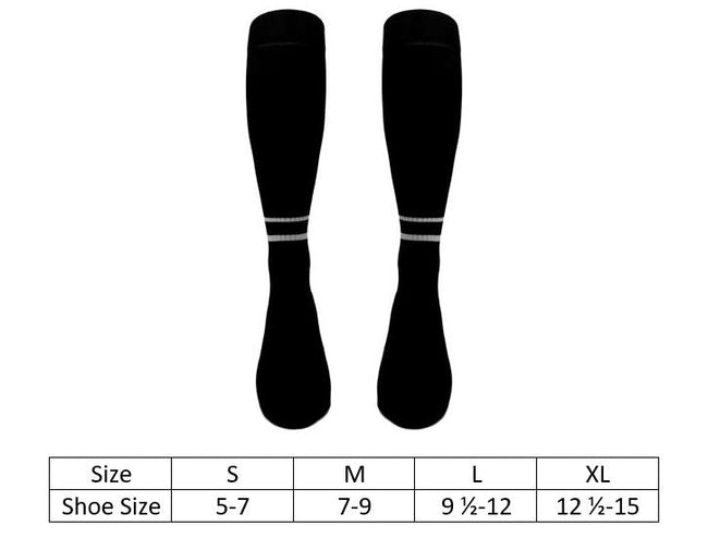 Soccer Referee Socks | 2 Stripe Referee Socks | Total Soccer Factory