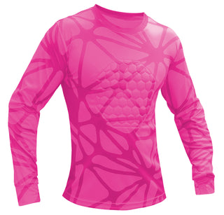 Quantum Padded Goalkeeper Jersey – Youth & Adult Soccer Goalie Shirt (Blue, Green, Pink)