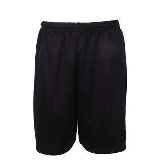 black soccer referee shorts or football referee shorts made with Cotton and Polyester material and no logos