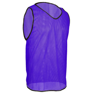 Purple mesh soccer pinnie – durable and breathable vest for training sessions and scrimmage games