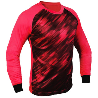Red soccer goalie shirt with padded elbows – Spectra goalkeeper jersey