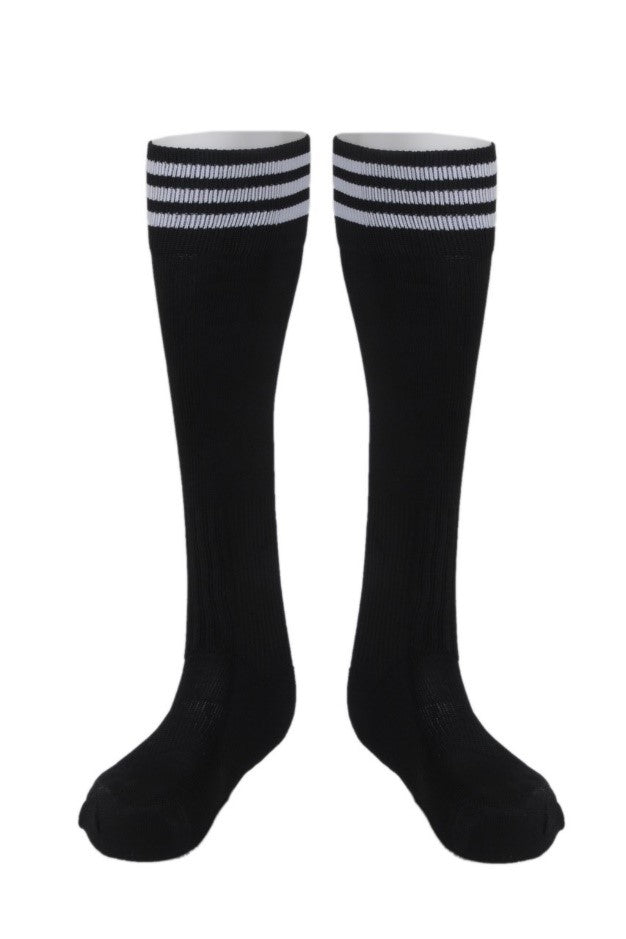 Soccer Referee Socks | 3 Stripe Referee Socks | Total Soccer Factory